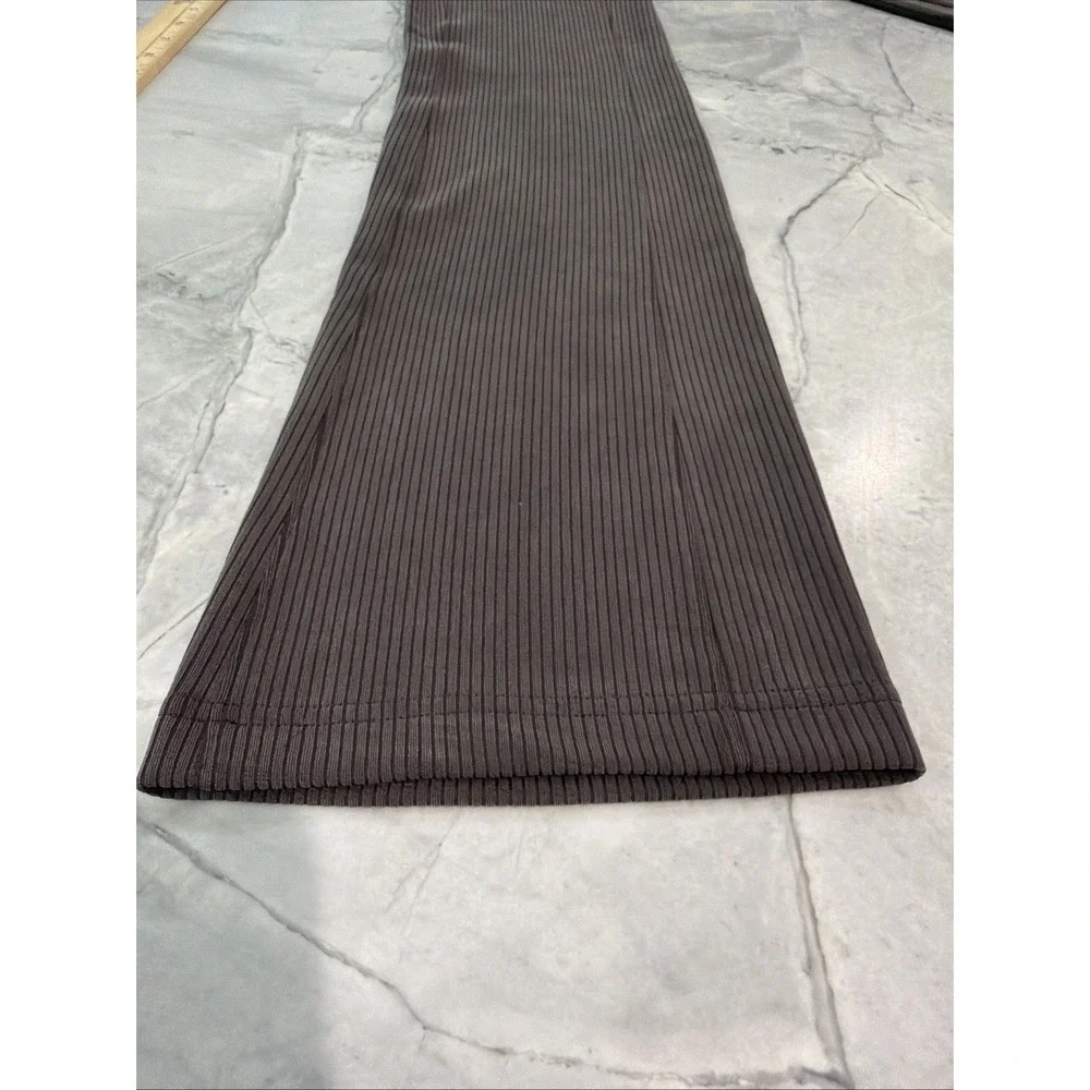 Lululemon Ribbed Softstreme Flared Pant Regular NWT Size 0 LW5GVKS Espresso ESPR